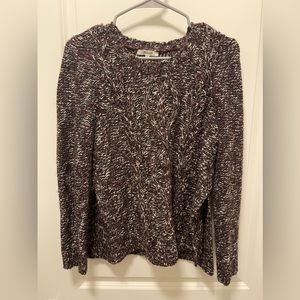 Madewell burgundy knit sweater